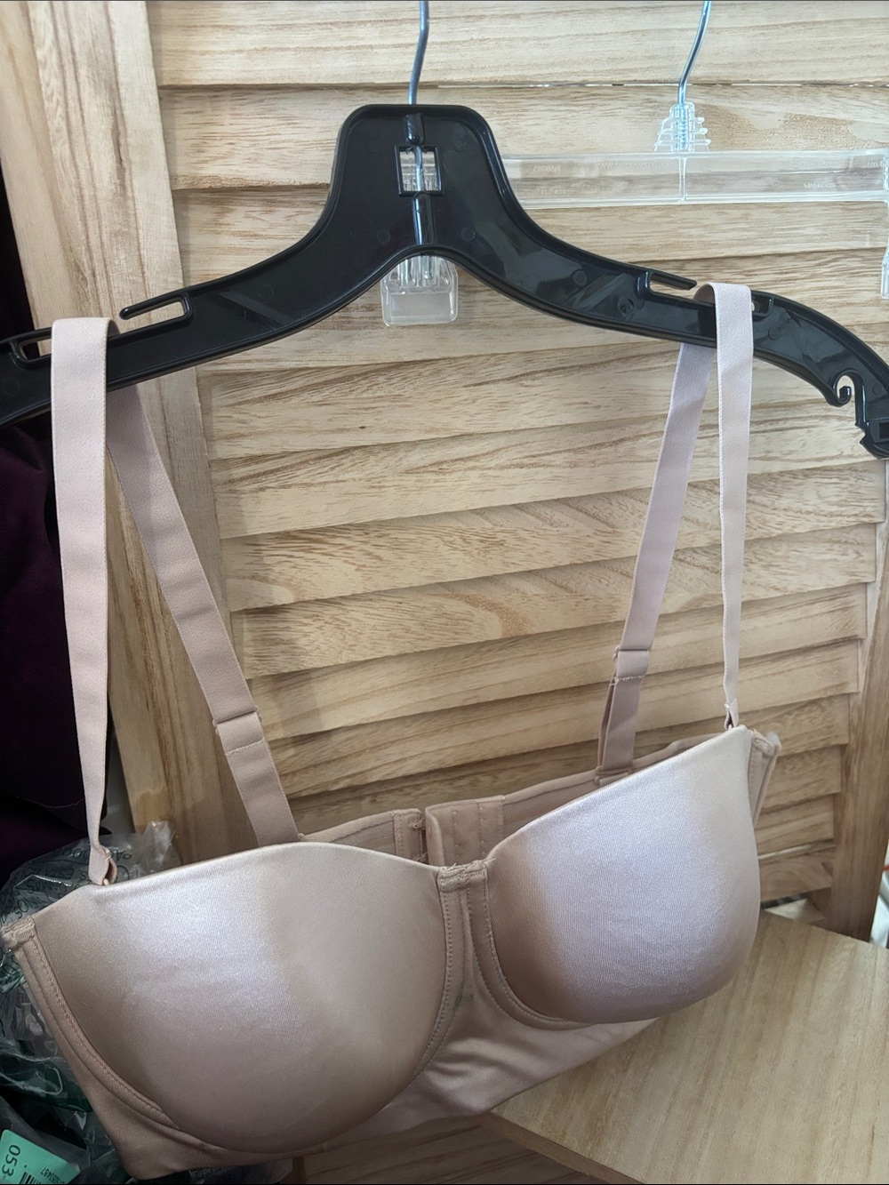 Playtex Nude Convertible Strapless Bra with Removable Straps 36D NWOT